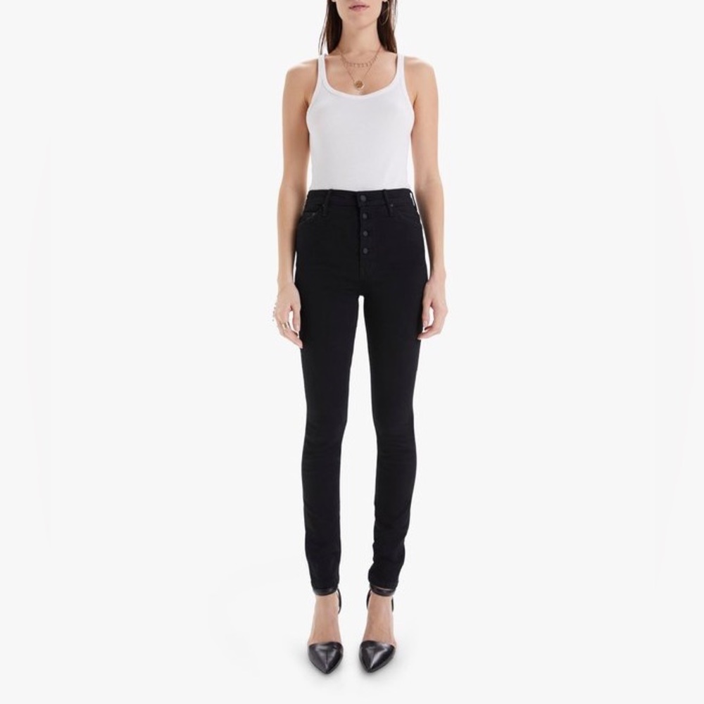 MOTHER DENIM The Pixie Swooner Skimp in Not Guilty Wash Size 24